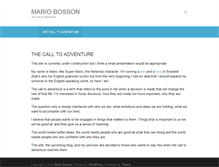 Tablet Screenshot of mariobosson.com